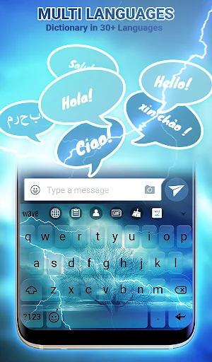 Storm Keyboard Live Wallpaper screenshot 4