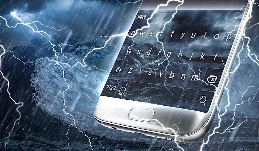 Stormy Sea Keyboard Wallpaper