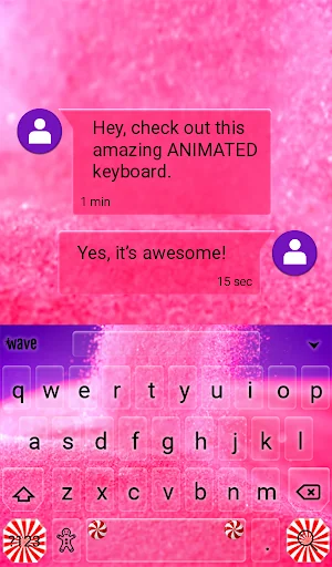 Sugar Animated Keyboard screenshot 3