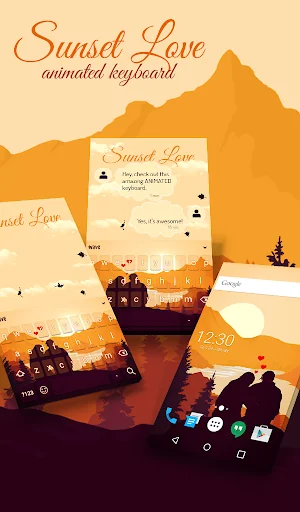 Sunset Love Wallpaper screenshot 1