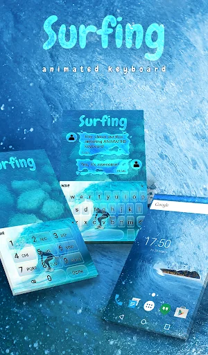 Surfing Live Wallpaper Theme screenshot 1