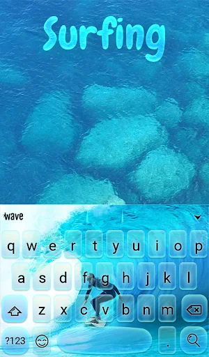 Surfing Live Wallpaper Theme screenshot 2