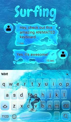 Surfing Live Wallpaper Theme screenshot 3