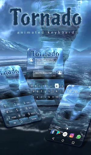 Tornado Live Wallpaper Theme