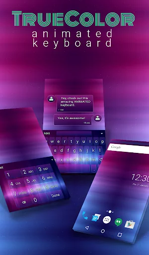 True Color Animated Keyboard