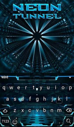 Tunnel Animated Keyboard screenshot 2