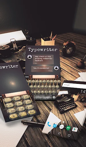 Typewriter Animated Keyboard screenshot 1