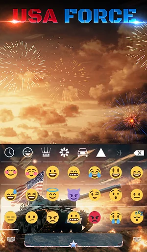 Usa Force Keyboard & Wallpaper screenshot 4