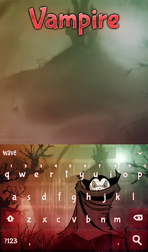 Vampire Keyboard & Wallpaper screenshot 2