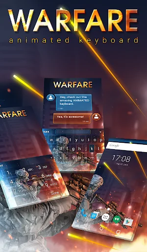 Warfare Keyboard Wallpaper HD