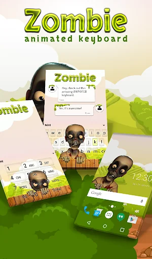 Zombie Keyboard & Wallpaper