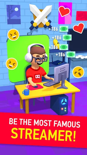Idle Streamer - Tuber game screenshot 1