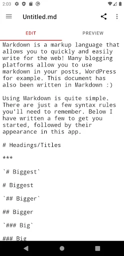 Simple Markdown