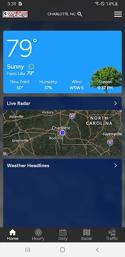 WBTV First Alert Weather screenshot 1