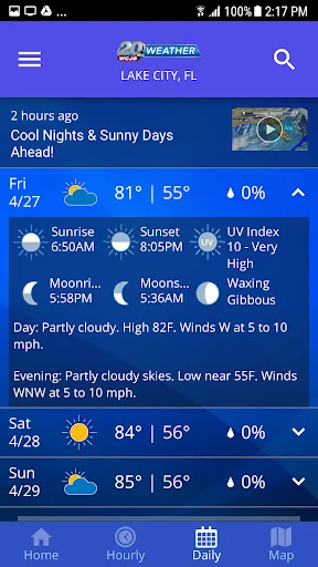 WCJB TV20 Weather App screenshot 4
