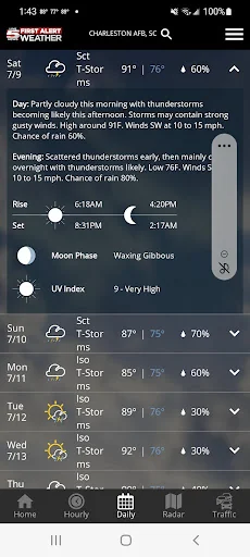 WCSC Live 5 Weather screenshot 3