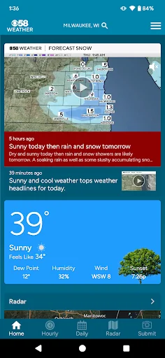 CBS 58 Weather