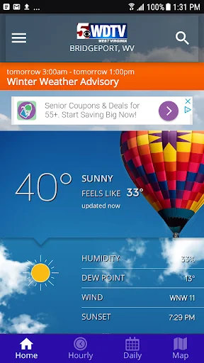 WDTV 5 First Alert Weather screenshot 1