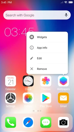 iLauncher for OS - Theme, Icon screenshot 1