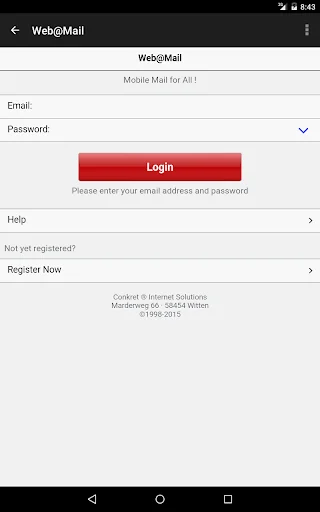 Web@Mail - mobile Mail
