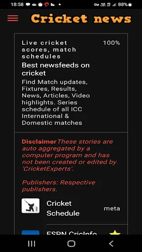 Cricket News Feeds - World Cup