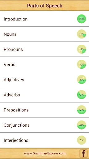 Grammar : Parts of Speech Lite screenshot 2