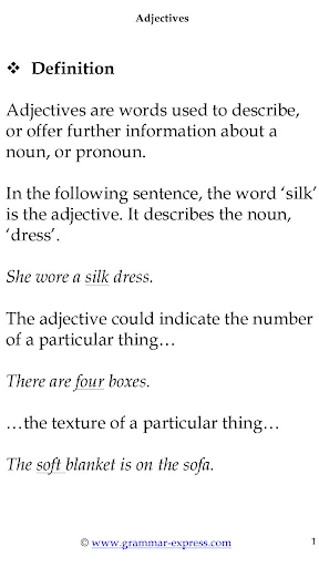 Grammar : Parts of Speech Lite screenshot 4