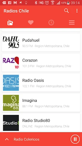 Radios Chile - FM en Vivo screenshot 1