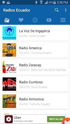 Radios Ecuador - FM en Vivo
