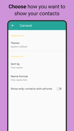 Simple Contact Manager - Easy  screenshot 3