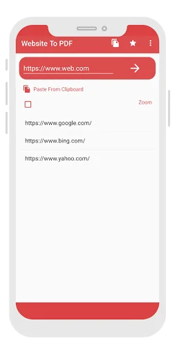 Website To PDF Saver : Save An screenshot 1