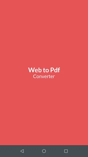 Web to PDF Converter