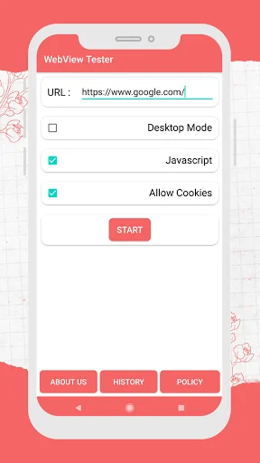 WebView : Cookies Management,  screenshot 2