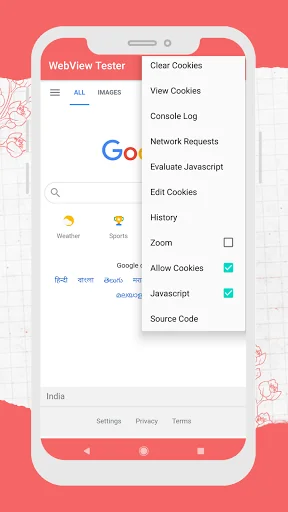 WebView : Cookies Management,  screenshot 3