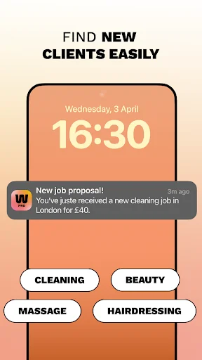 Self-employed jobs Wecasa Pro screenshot 1