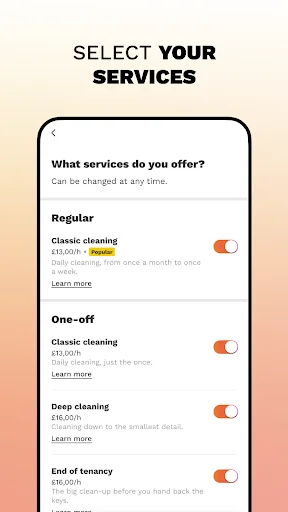 Self-employed jobs Wecasa Pro screenshot 4