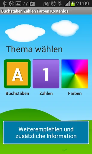 Buchstaben Zahlen Farben