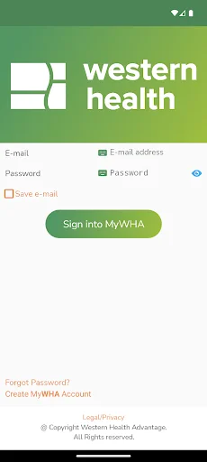 Western Health Advantage MyWHA