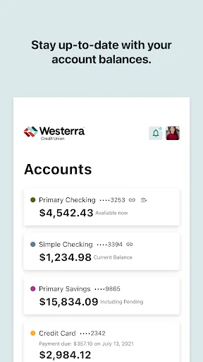Westerra CU Business Banking screenshot 2