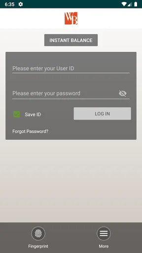 Westfield Bank screenshot 2