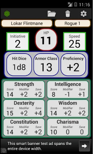 Fifth Edition Character Sheet screenshot 1