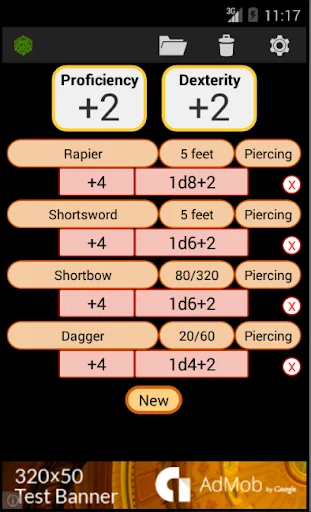 Fifth Edition Character Sheet screenshot 3