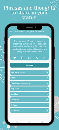 Phrases & Thoughts for Status