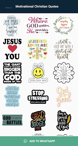 Christian Motivation Stickers