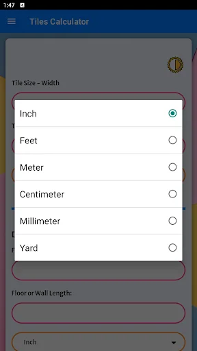 Floor & Wall Tiles Calculator screenshot 2