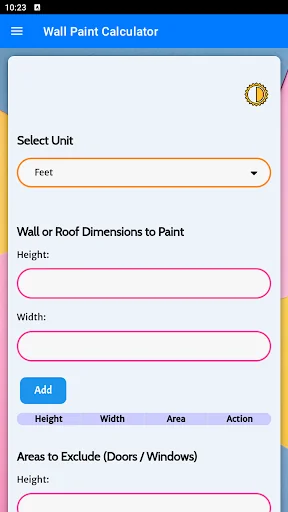 Wall Paint Calculator
