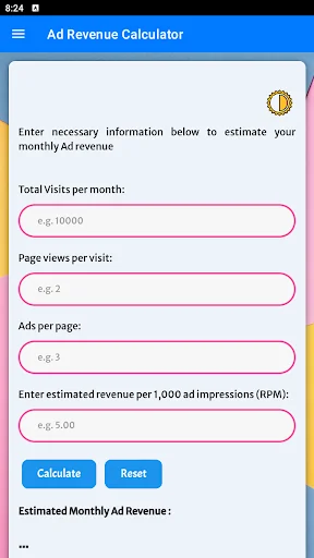 Ad Revenue Calculator