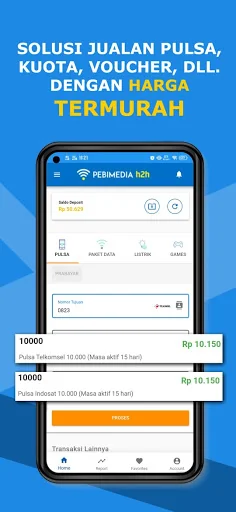 Pebimedia Pulsa PPOB H2H Murah
