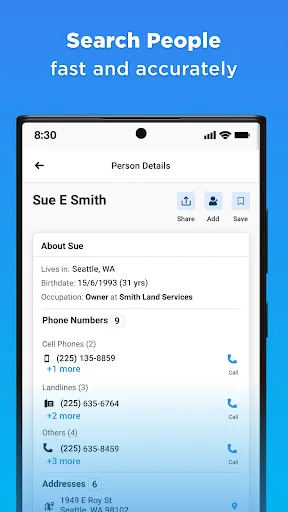 Whitepages Search, Find People screenshot 2
