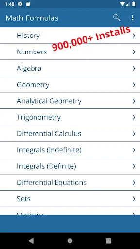 Math Formulas screenshot 1